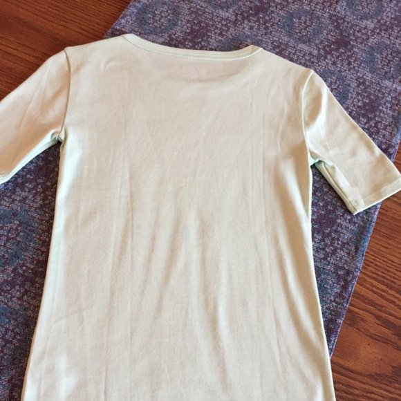 J. Crew Perfect Fit T-Shirt Light Green Women's XXS - Picture 6 of 8